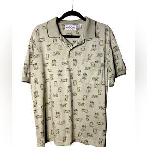 Michael Austin Golf Vintage Polo Shirt Soft Cotton Knit Collar Short Sleeve